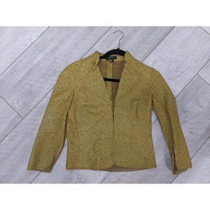 ETCETERA Olive Green Women's Designer Leather Jack